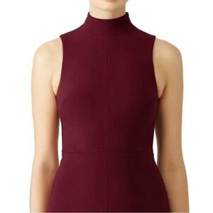 Likely Sleeveless Burgundy Midi Dress